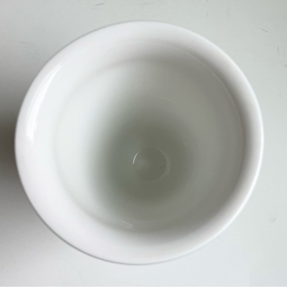 Travel Cup Tall Monogram E Green White Blue Silicone Lid Porcelain Coffee Floral - Picture 15 of 16